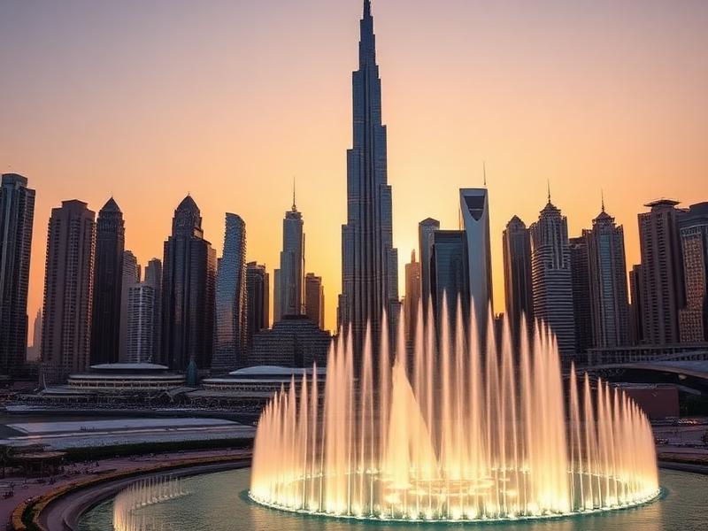 Downtown community in Dubai
