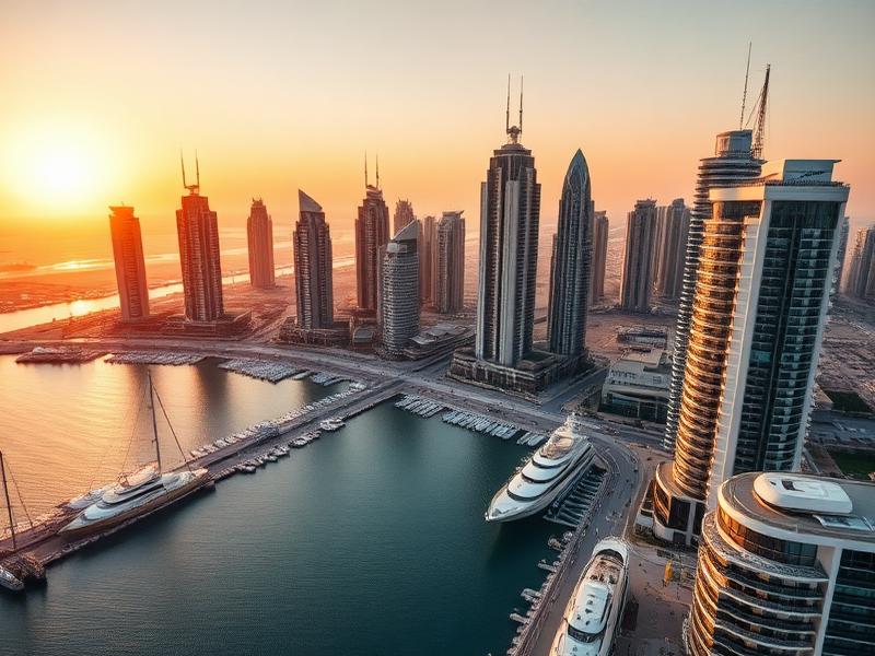 Dubai Marina community in Dubai